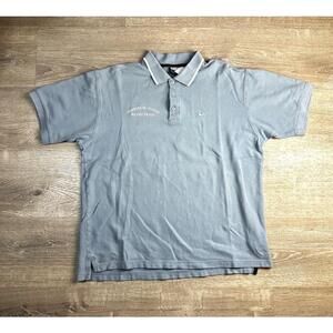 Vintage Blue Nike Polo Shirt Large